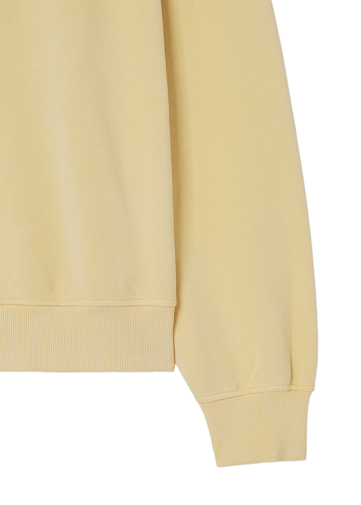 [Straykids Hyunjin Worn] 26SS Guess Men's Regular Long Sleeve Sweatshirt (Yellow)