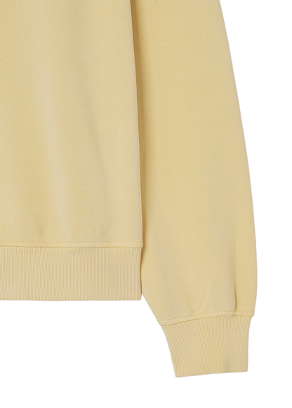 [Straykids Hyunjin Worn] 26SS Guess Men's Regular Long Sleeve Sweatshirt (Yellow)