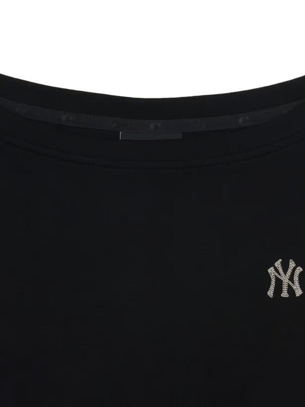 [Aespa Karina Worn] MLB Women's Basic Off-Shoulder Sweatshirt New York Yankees