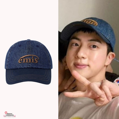 Emis Korea - Washed Denim Blue/Navy Cap (BTS, Jin)