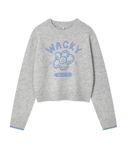 [AESPA Giselle's Wear]  - WACKY WILLY Women's Big Lily Graphic Pullover