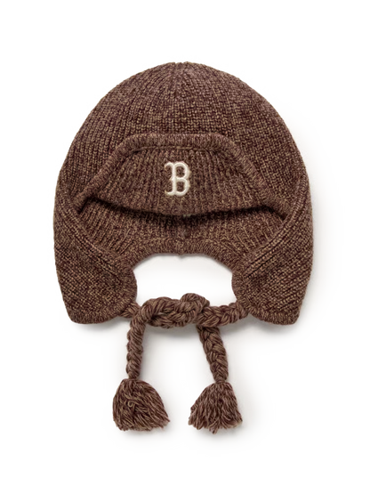 [TWS Youngjae Worn] MLB Vintage Bocashi Earflap Beanie Boston Red Sox