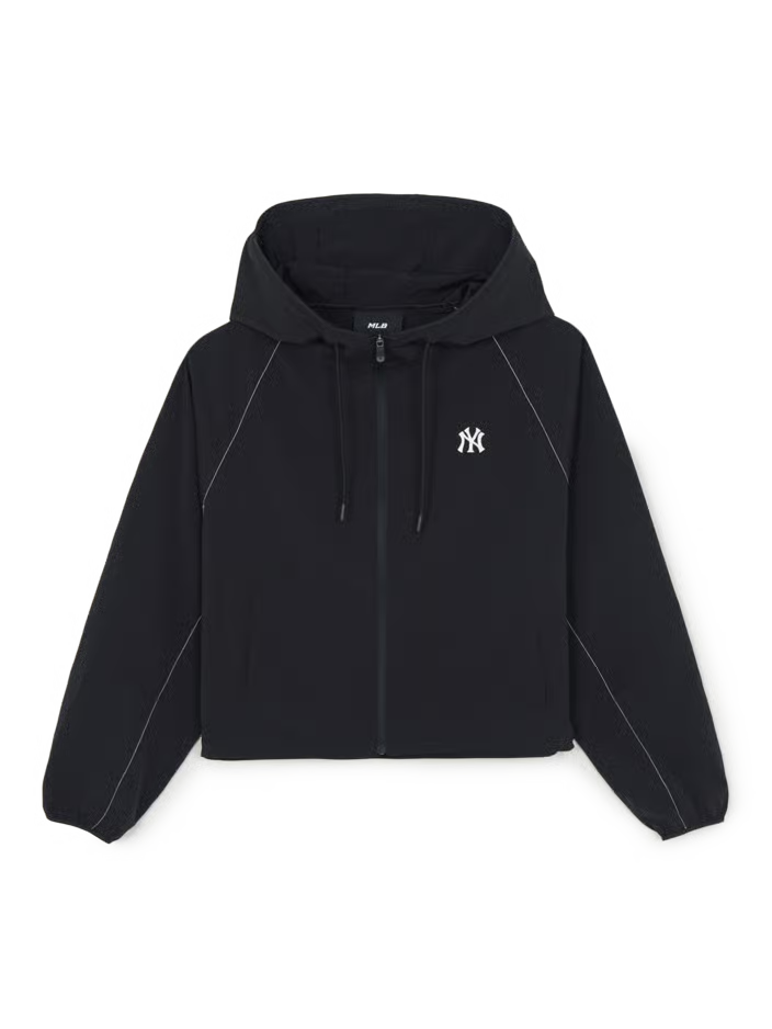 [Aespa Karina Pick] 26SS MLB Women's Sporty Culsive Logo Hooded Windbreaker LA Dodgers