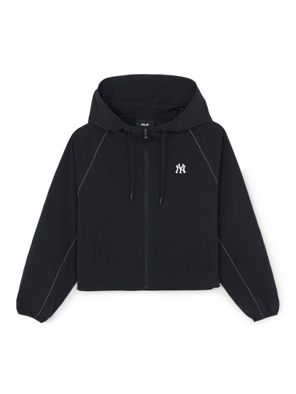 [Aespa Karina Pick] 26SS MLB Women's Sporty Culsive Logo Hooded Windbreaker LA Dodgers