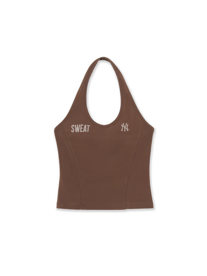 [MLB X KISS OF LIFE] SWEAT Women's Halterneck Sleeveless T-shirt