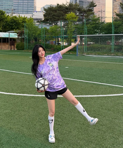 [Aespa Karina worn] NIKE South Korea 2026 Stadium Away Dri-FIT Soccer Replica Jersey M - Space Purple:Amethyst Tint