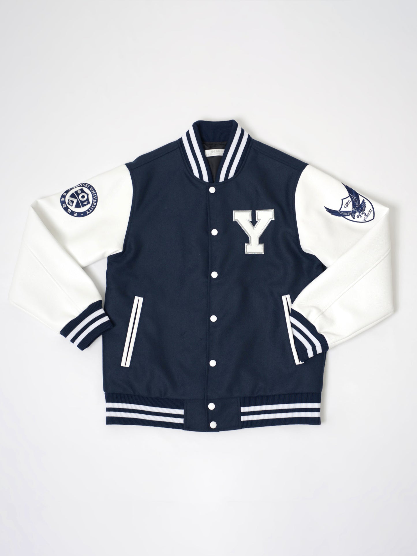 Yonsei University Signature Lightweight Baseball Jacket - Navy