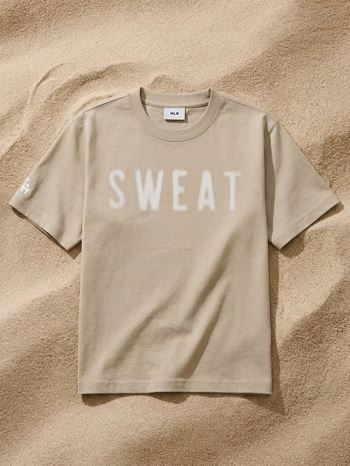 [MLB X KISS OF LIFE] SWEAT Semi-Oversized Short Sleeve T-shirt