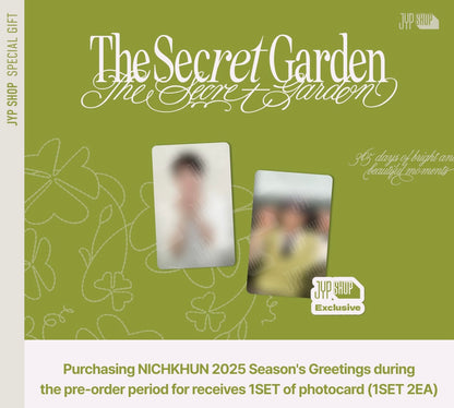 NICKHUN - The Secret Garden - Season's Greetings 2025 (w/ Pre-order gifts)