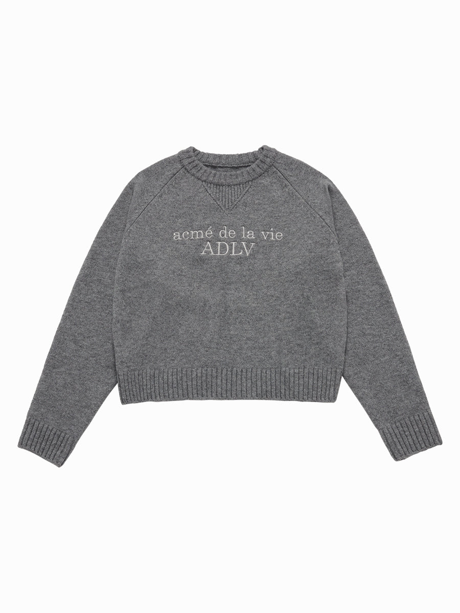 Yena x Adlv Woman basic Logo Knit