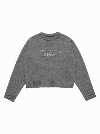 Yena x Adlv Woman basic Logo Knit