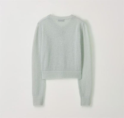 [Jang Wonyoung Pick] ROLAROLA MOHAIR WOOL BLENDED CARDIGAN
