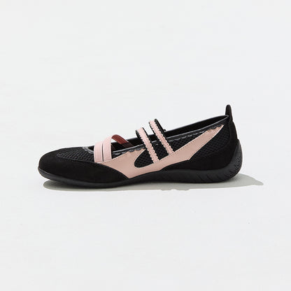 CLCL [CLEVER CLOGER] - Nudge Strap Flat Shoes - (Black)