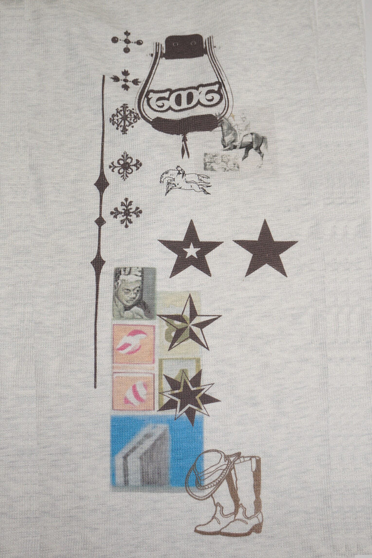 Toomuchtax Printed Waffle Pants