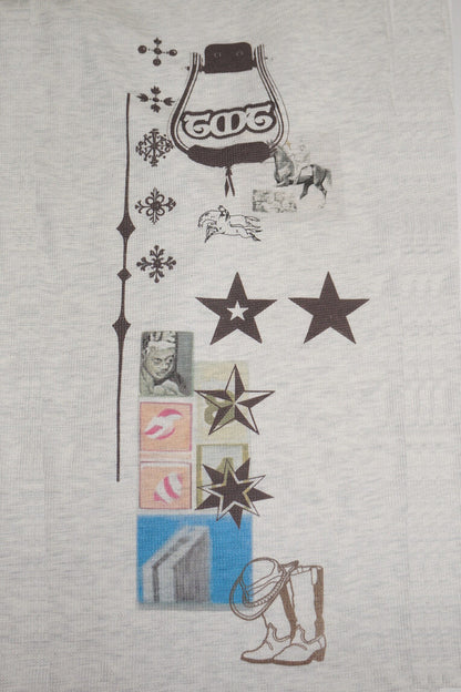 Toomuchtax Printed Waffle Pants