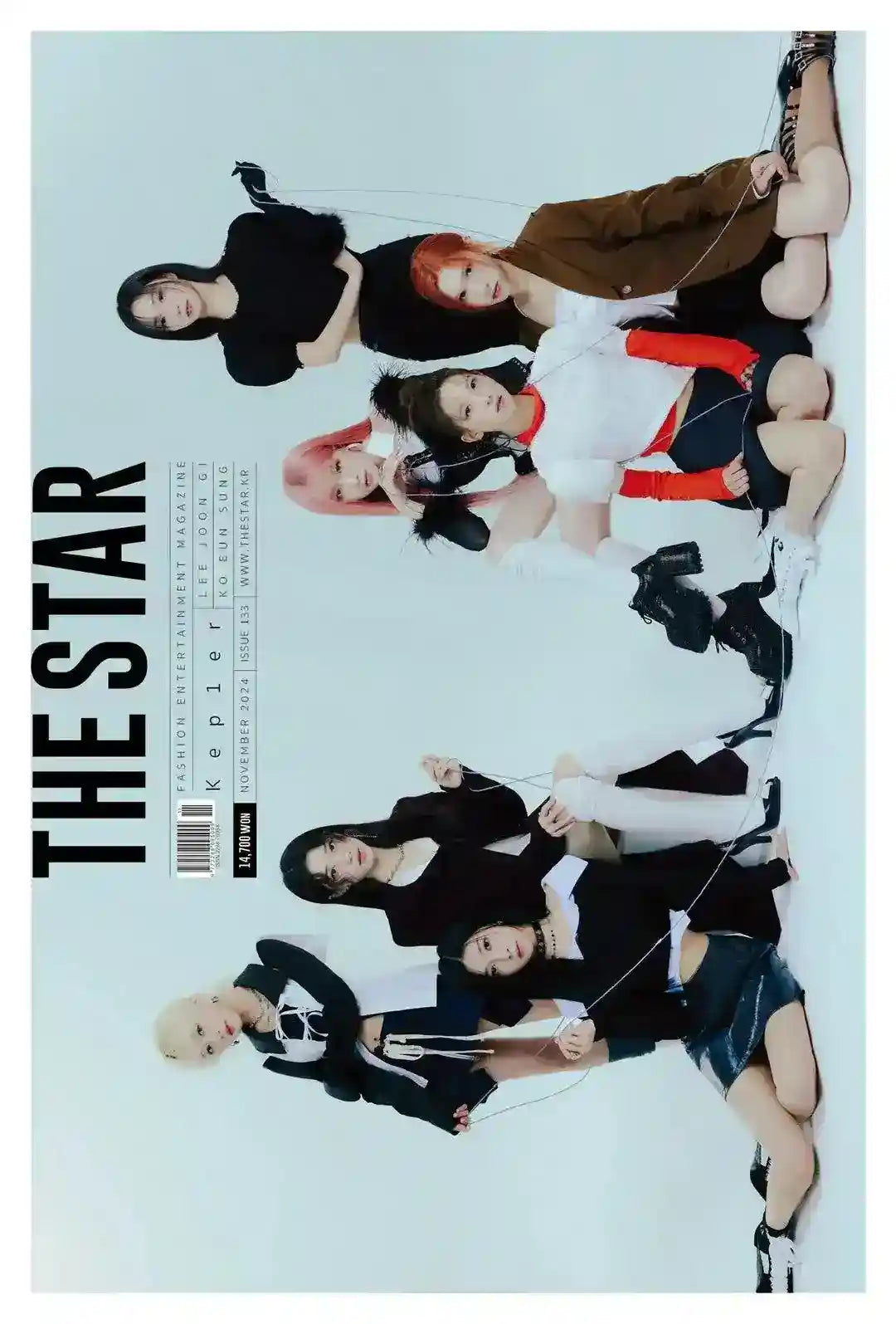 KEP1ER AND LEE JOON GI - THE STAR MAGAZINE NOVEMBER 2024 ISSUE