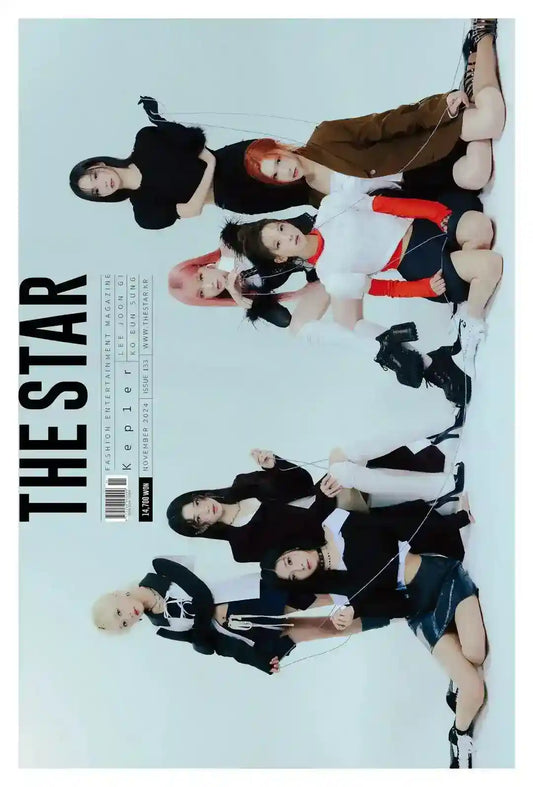 KEP1ER AND LEE JOON GI - THE STAR MAGAZINE NOVEMBER 2024 ISSUE