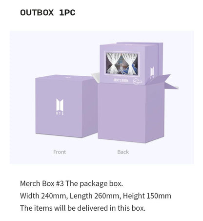 BTS MERCH BOX #3