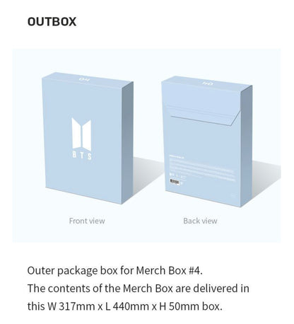 BTS MERCH BOX #4
