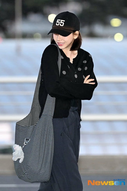 [Aespa Karina Pick] Itzavibe Reversible Stripe Bag