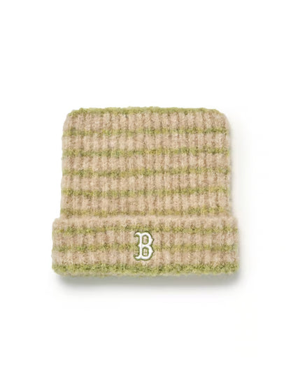 [Aespa Karina & TWS Pick] MLB Striped Meow Beanie New York Yankees