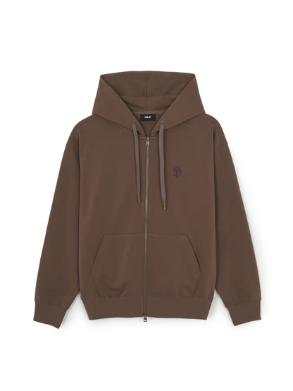 [Aespa Karina Pick] 26SS MLB Basic Small Logo Overfit Hoodie New York Mets