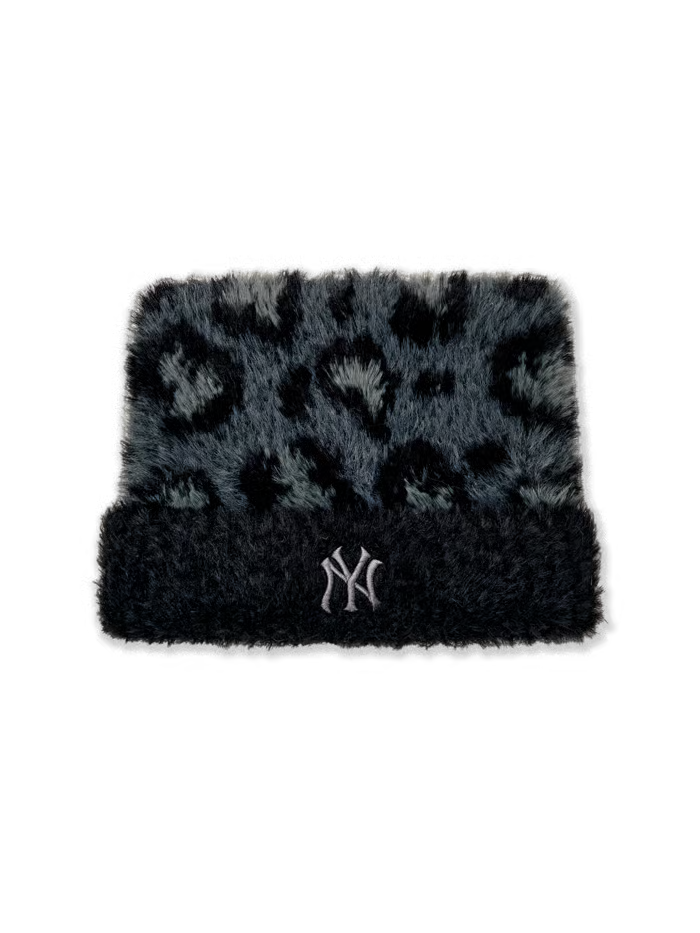 [RESCENE X MLB] 26FW Leopard Meow Beanie