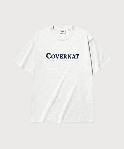 Covernat -  [Worn by Choo Young-woo] Center Authentic T-shirt Heather Gray