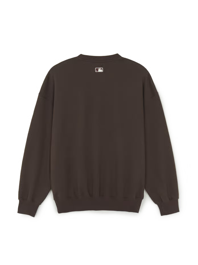 [Karina Pick] 25FW MLB Varsity Vintage Graphic Man-to-Man Boston Red Sox