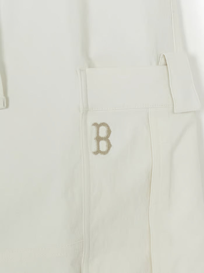 [TWS Pick] MLB Cotton Touch Cutout Cargo Wide Pants New York Yankees
