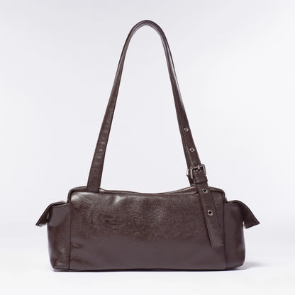 [LESSERAFIM - Eunchae Pick] SAMO ONDOH Pocket Utility Bag M Goat Chocolate