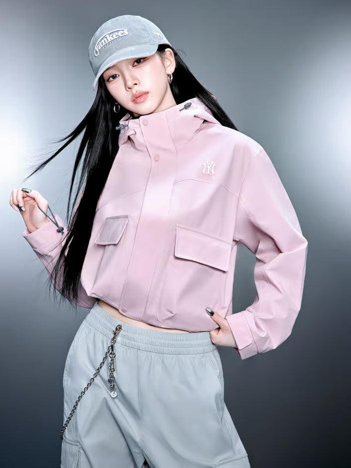 [Aespa Karina Pick] 26SS MLB Women's Basic Gofcore 2L Curve Windbreaker New York Yankees