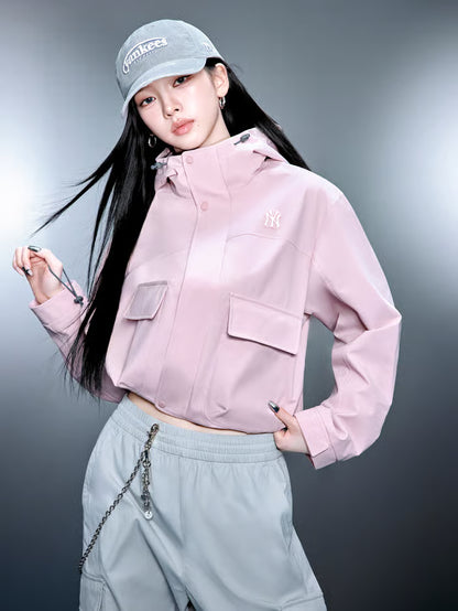 [Aespa Karina Pick] 26SS MLB Women's Basic Gofcore 2L Curve Windbreaker New York Yankees