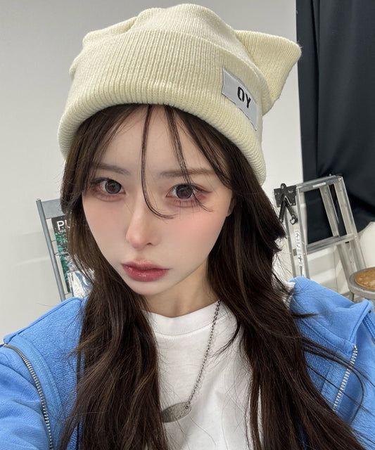 OY Ear Logo Beanie