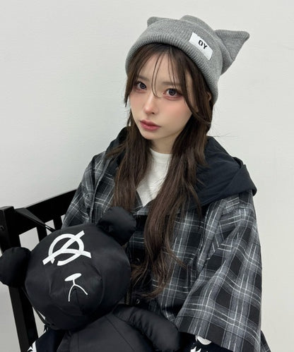 OY Ear Logo Beanie