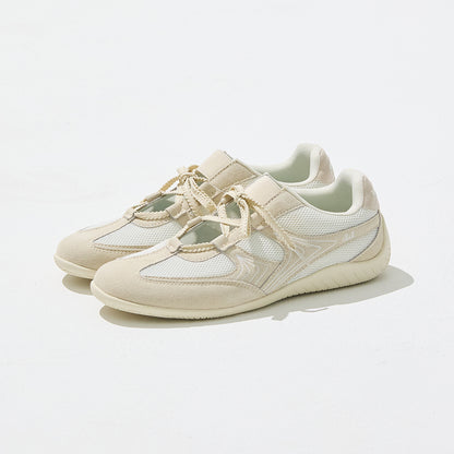 CLCL [CLEVER CLOGER] - Nudge Lace Up Sneakers (Beige)