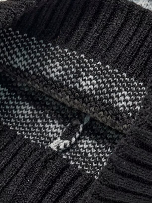 [TWS Ji-Hoon Worn] MLB Vintage Pattern Pom Pom Beanie New York Yankees