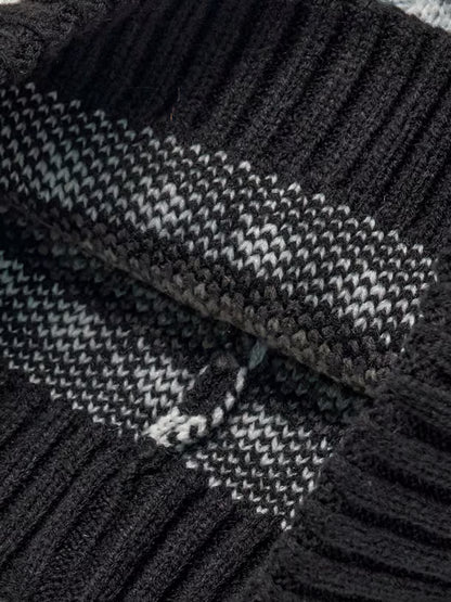 [TWS Ji-Hoon Worn] MLB Vintage Pattern Pom Pom Beanie New York Yankees