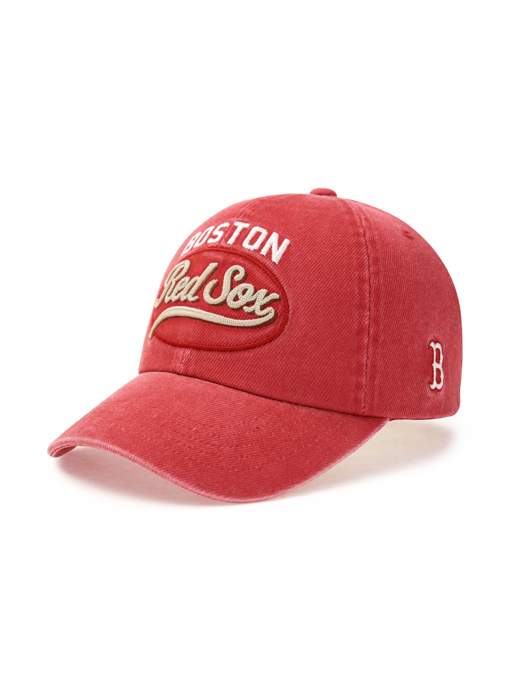 ハット [MLB] DamageWashing Unstruck BallCap Cleveland *KARINA PICK AESPA Karina PICK] MLB Damaged Wash Unstructured Ball Cap