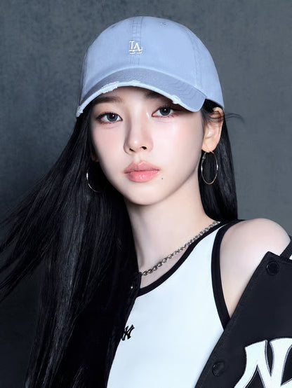 [Aespa Karina, Ive Gaeul & TWS Pick] 26SS MLB Vintage Nano Unstructured Ball Cap LA Dodgers