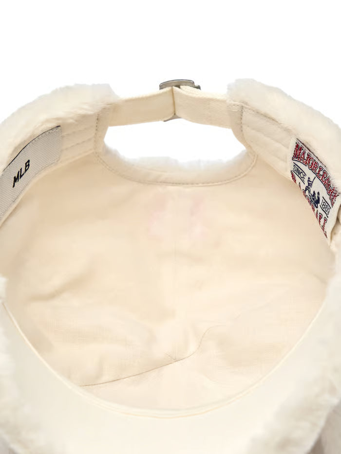 [RESCENE X MLB] 26FW Bunny Colorful Fur Unstructured Ball Cap