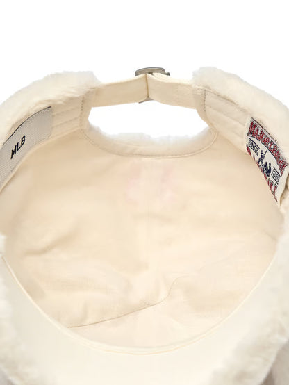 [RESCENE X MLB] 26FW Bunny Colorful Fur Unstructured Ball Cap