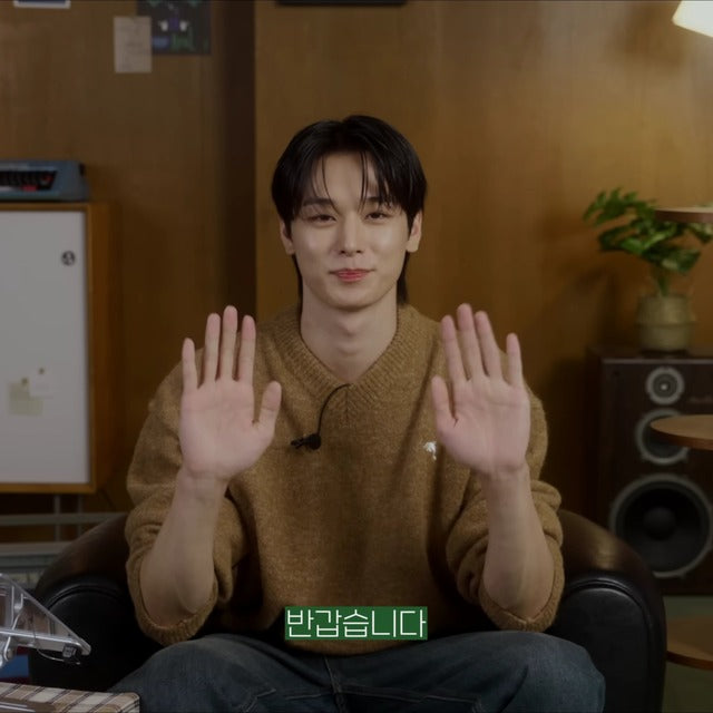 [THE BOYZ Juyeon Worn] Wai Kei Dolphin Hairy V-Neck Knit