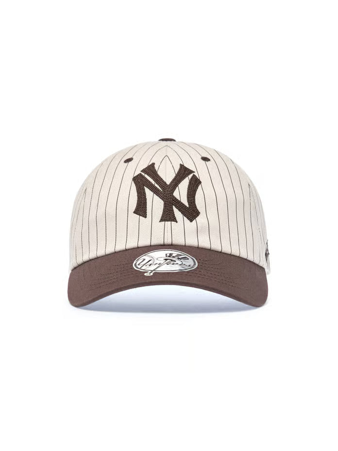 [Karina Pick] 25FW MLB Signature Stripe Unstructured Ball Cap