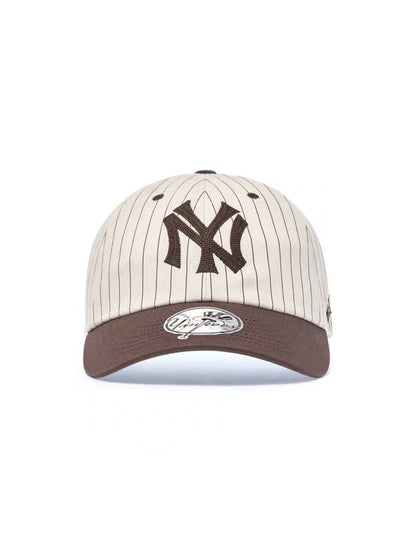 [Karina Pick] 25FW MLB Signature Stripe Unstructured Ball Cap