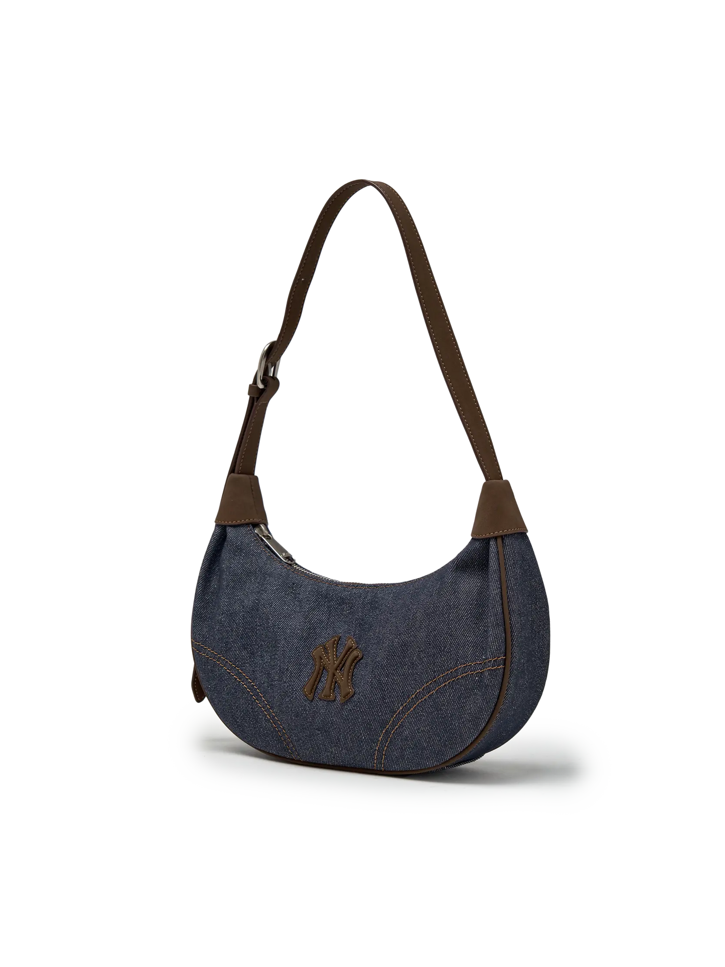 [Aespa Karina Pick] MLB Denim Hobo Bag New York Yankees