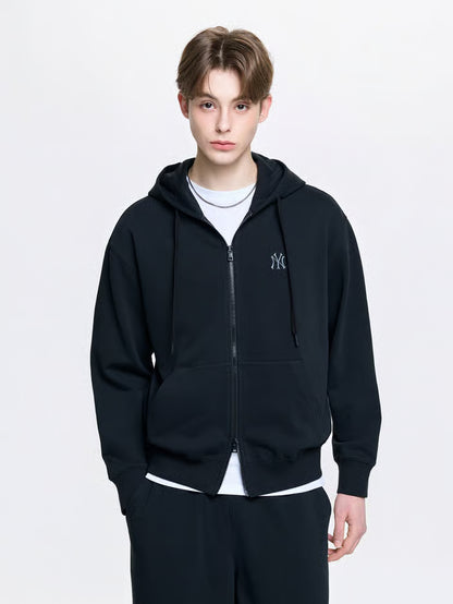 [Aespa Karina Pick] 26SS MLB Basic Small Logo Overfit Hoodie New York Mets