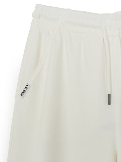 MLB Women's Basic Cutout Washed Wide Pants New York Yankees