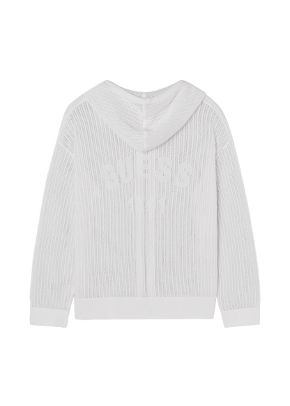 [Straykids Hyunjin Worn] 26 Summer Guess Unisex Crochet Sweater Zip-Up