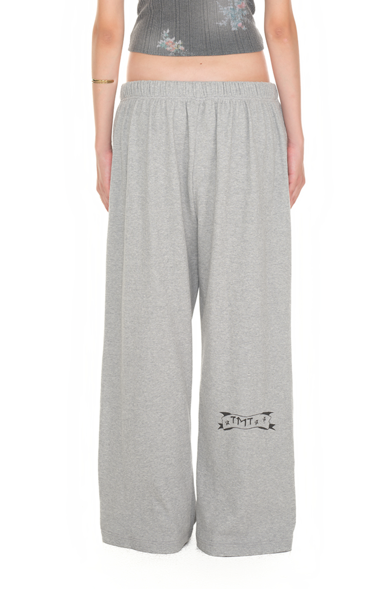 Toomuchtax Printed Waffle Pants